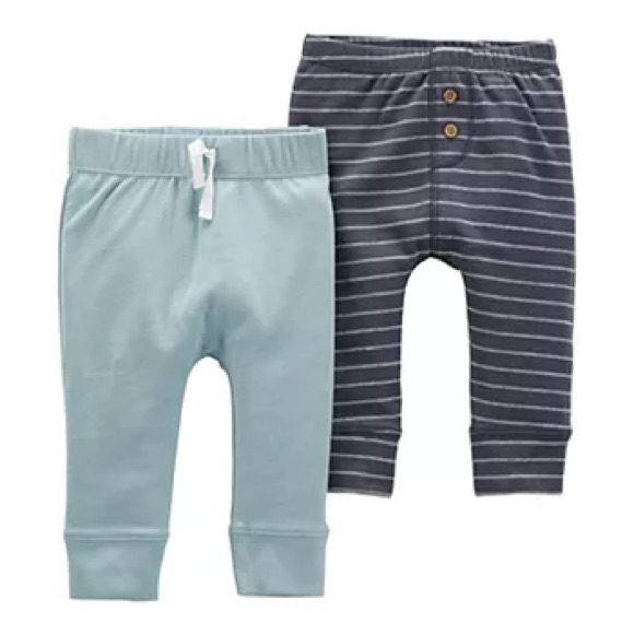 Nwt Baby Carter's 2-Pack Pull-On Pants - 9m